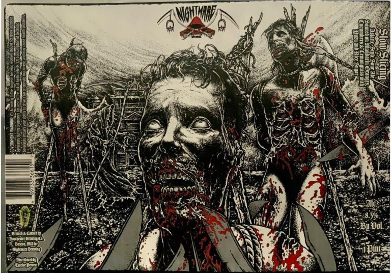 Slow Slicing beer label from Nightmare