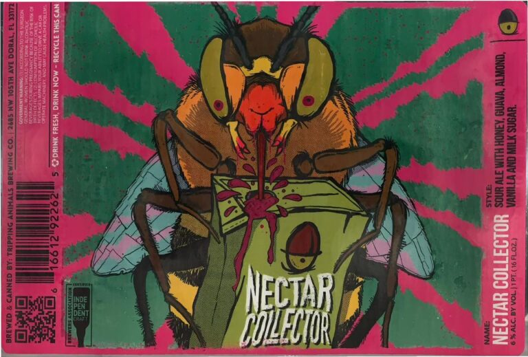 Nectar Collector beer label from Tripping Animals