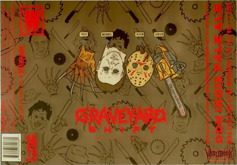 Graveyard Shift beer label from Westbrook