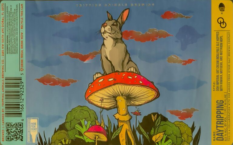 Day Tripping beer label from Tripping Animals & Other Half