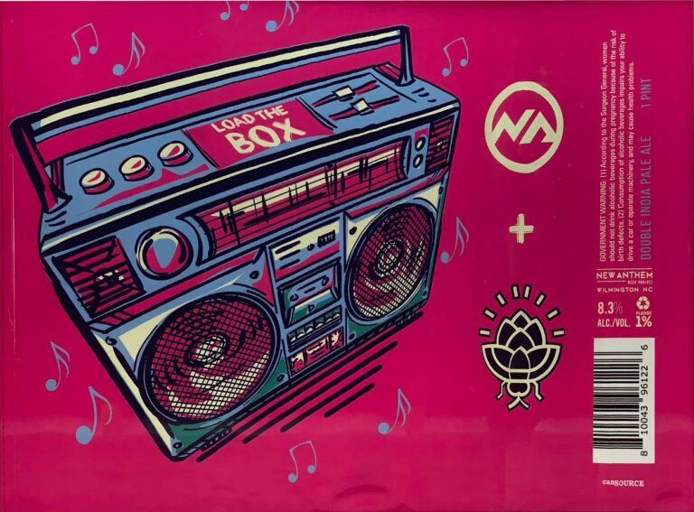 Load The Box beer label from New Anthem Beer Project & Hopfly