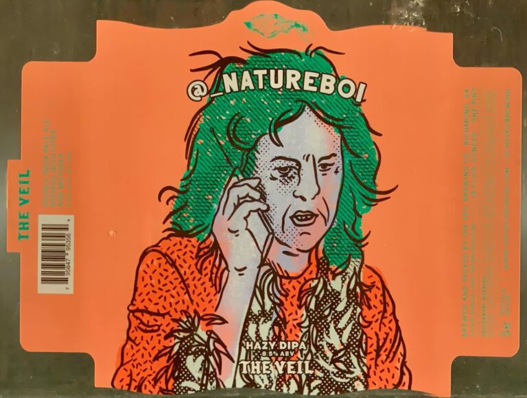@_natureboi beer label from The Veil