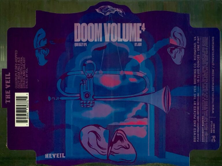 Doom Volume 4 beer label from The Veil