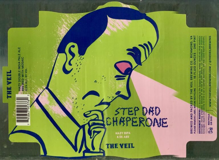 Step Dad Chaperone beer label from The Veil