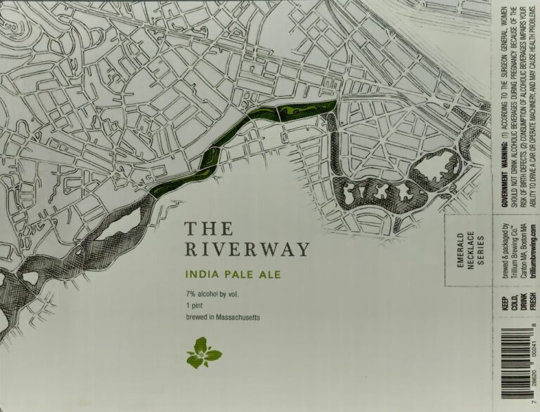 The Riverway beer label from Trillium