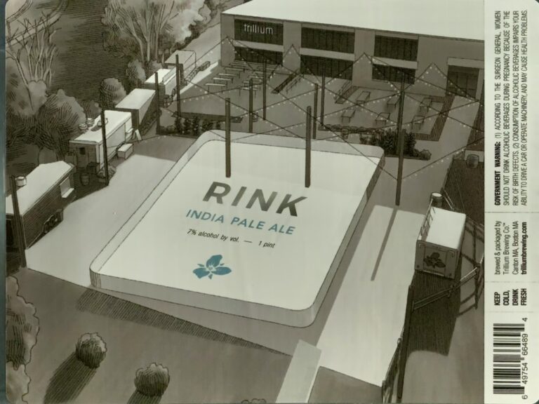 Rink beer label from Trillium