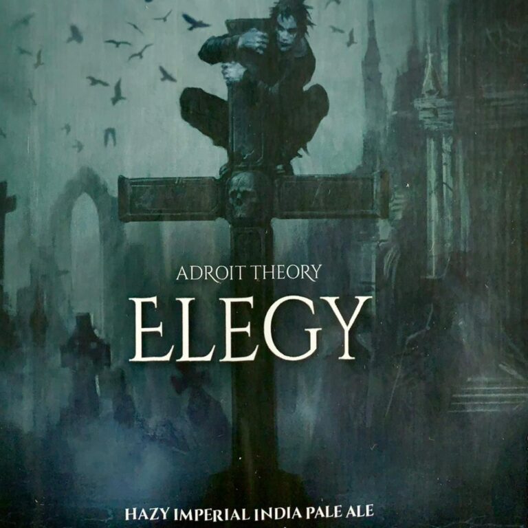 Elegy [fear Edition] (Ghost 1098) beer label from Adroit Theory