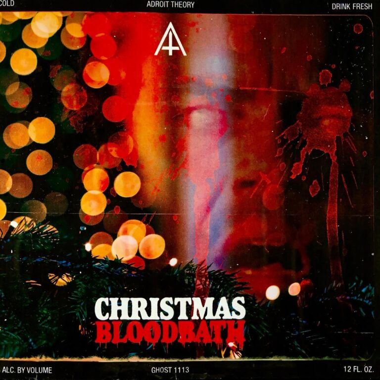 Christmas Bloodbath (Ghost 1113) beer label from Adroit Theory