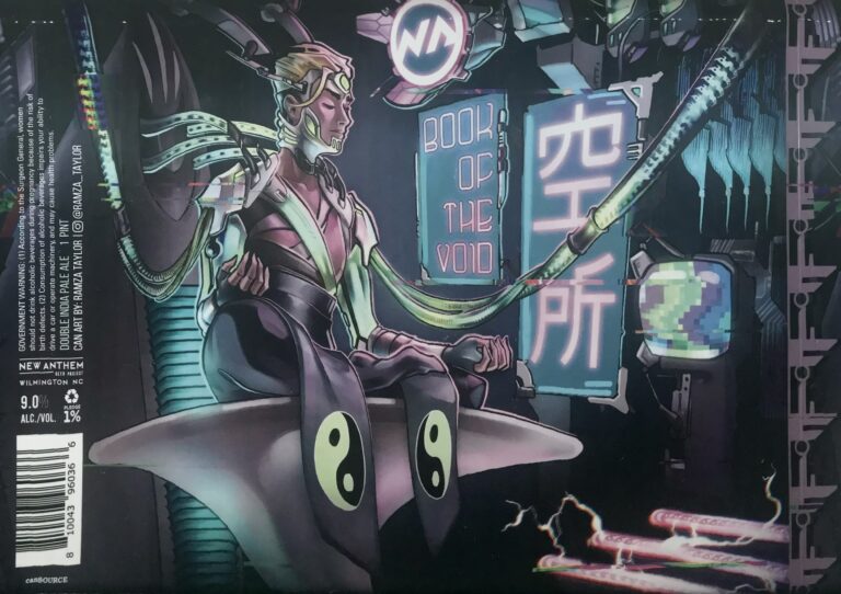 Book Of The Void beer label from New Anthem Beer Project
