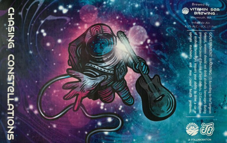 Chasing Constellations beer label from Vitamin Sea