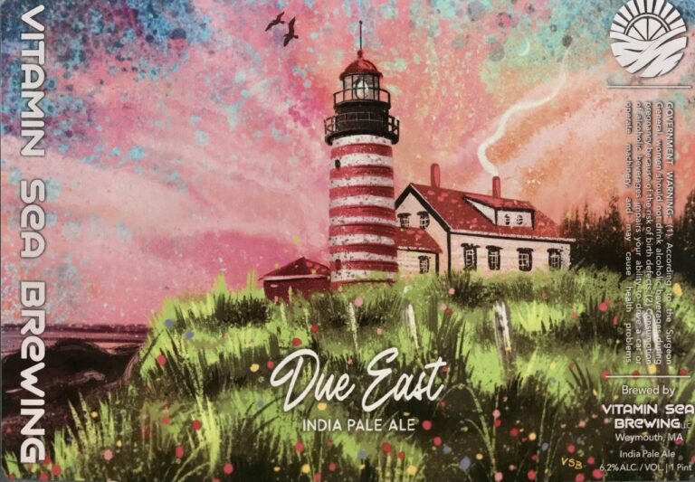 Due East beer label from Vitamin Sea