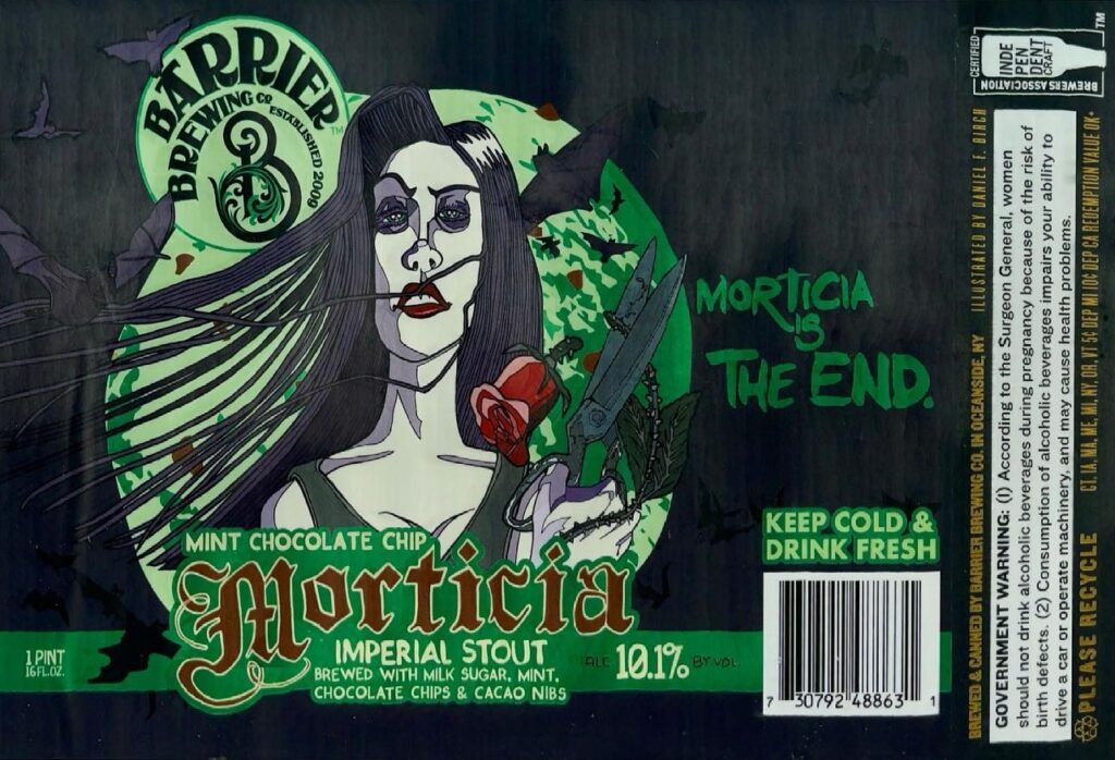 Morticia : Mint Chocolate Chip