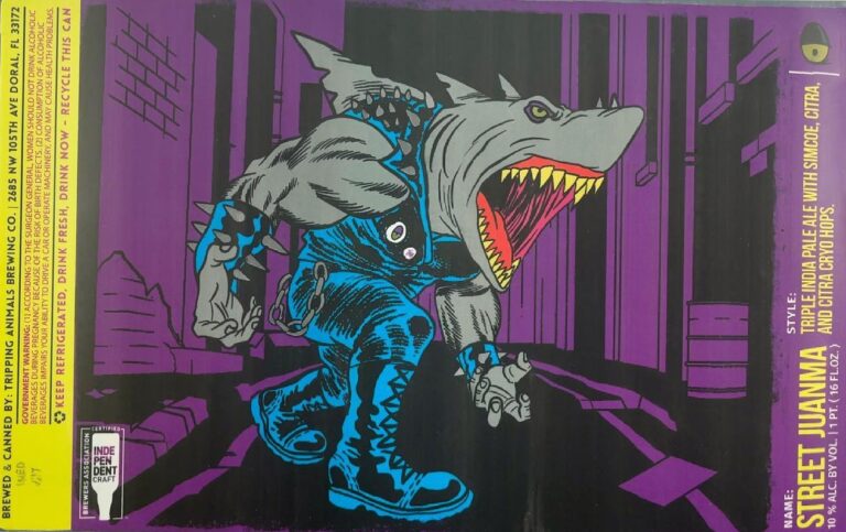 Street Juanma beer label from Tripping Animals