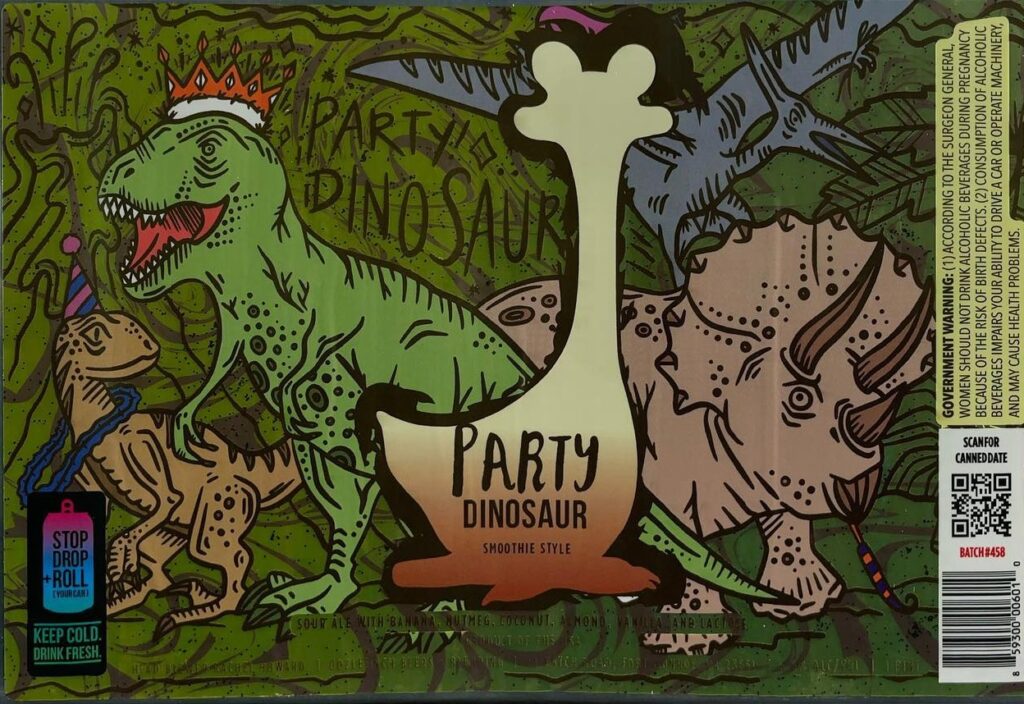 Party Dinosaur (banana, coconut & almond)