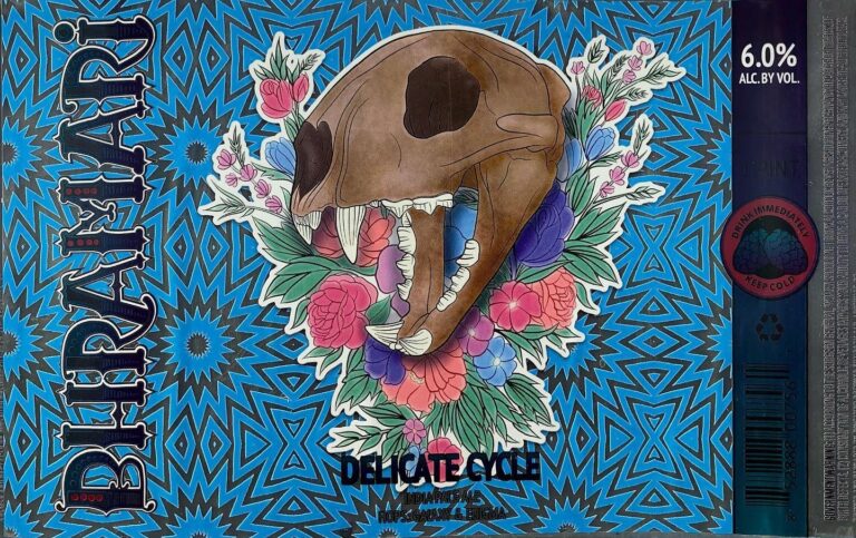 Delicate Cycle beer label from Bhramari