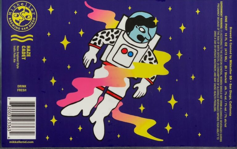 Haze Cadet beer label from Mikkeller SD