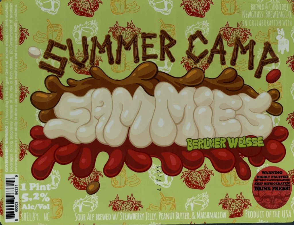 Summer Camp Sammies (Strawberry Jelly)
