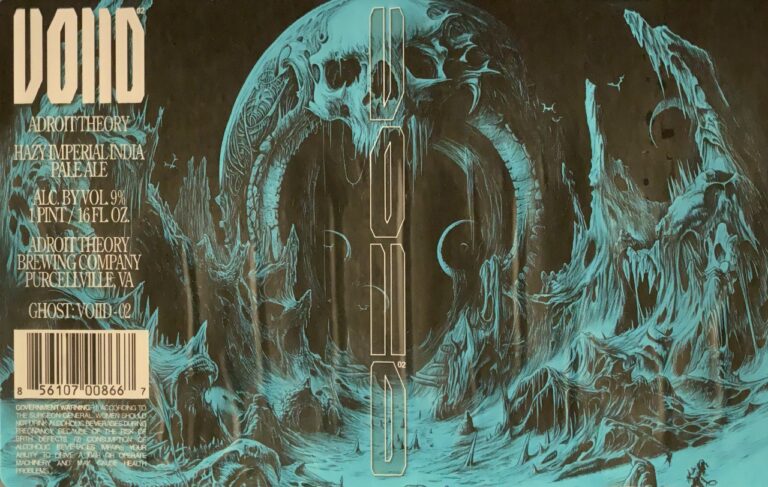 VOIID-02 (Ghost VOIID-02) beer label from Adroit Theory