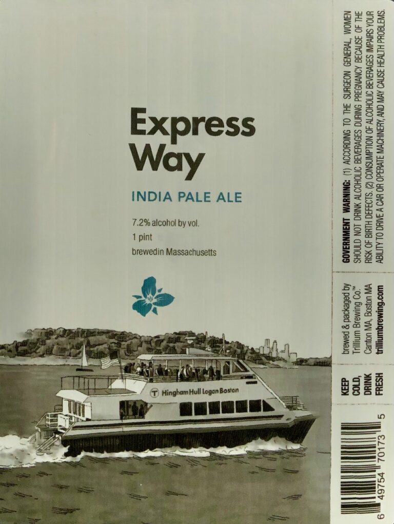 Express Way beer label from Trillium