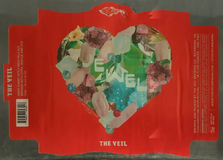 Jewel beer label from The Veil