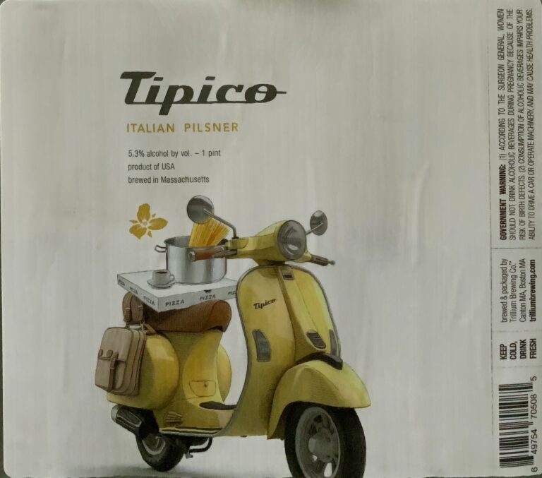 Tipico beer label from Trillium