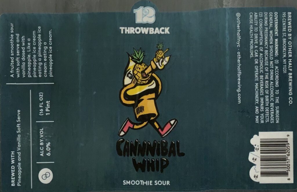 12th Anniversary Throwback: Cannibal Whip label panorama