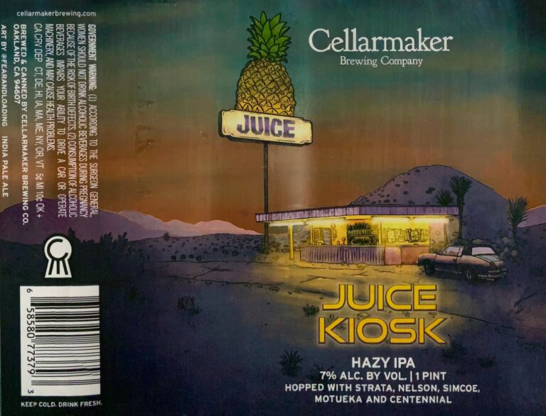 Cellarmaker Juice Kiosk label art