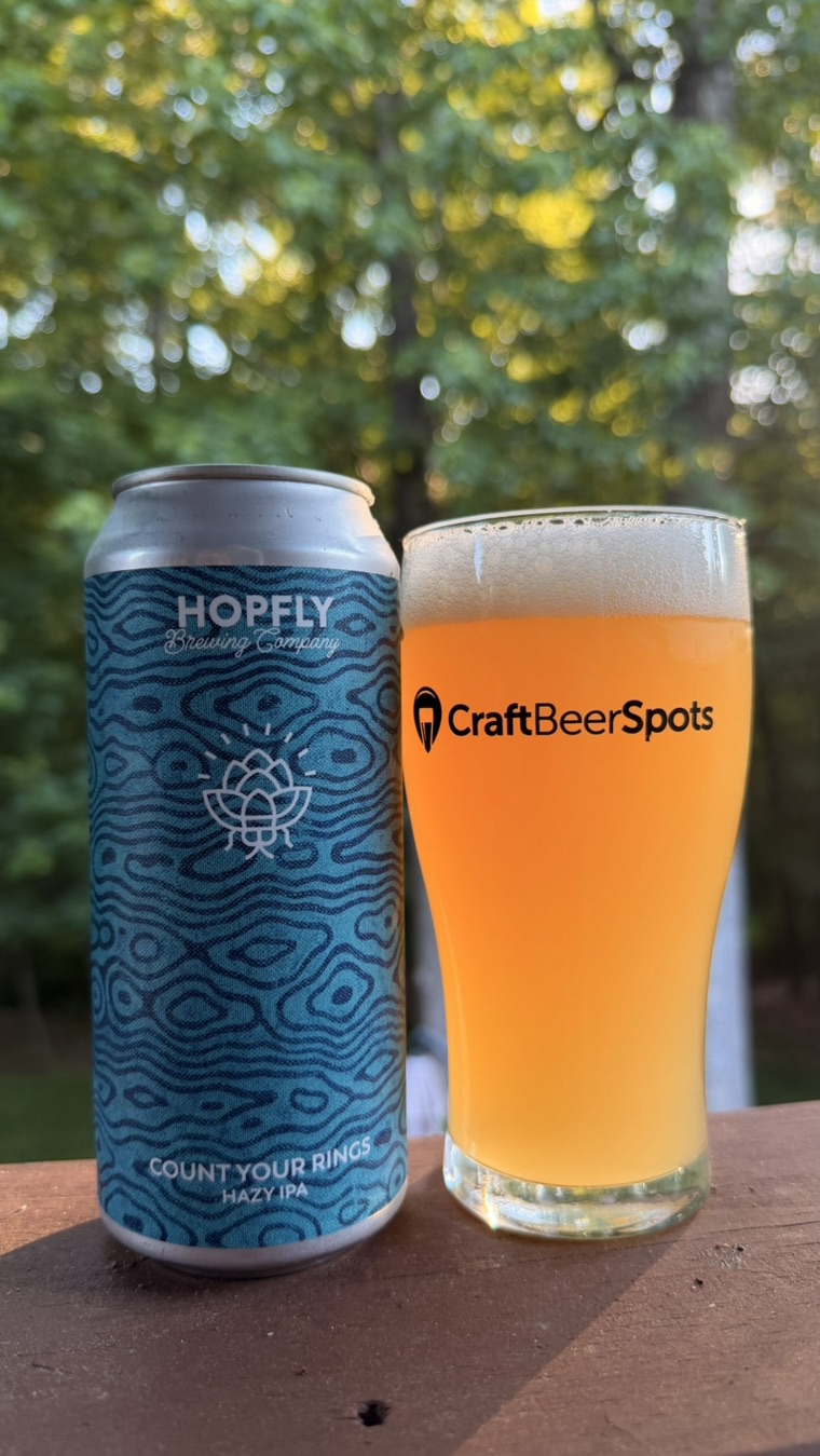CraftBeerSpots check-in photo for Count Your Rings showing the full can