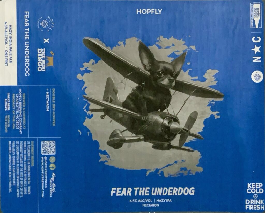 Fear the Underdog label artwork