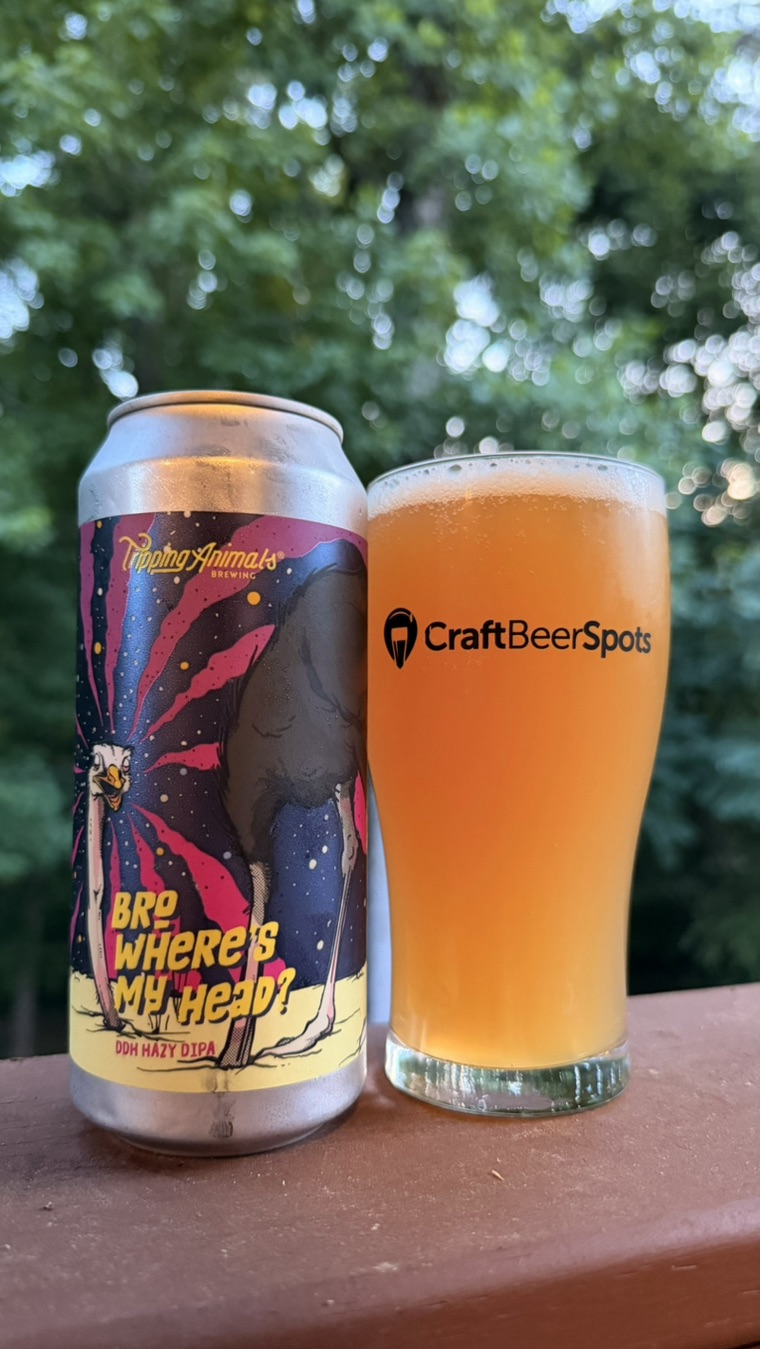 Tripping Animals Bro, Where's My Head? 2026 CraftBeerSpots can photo