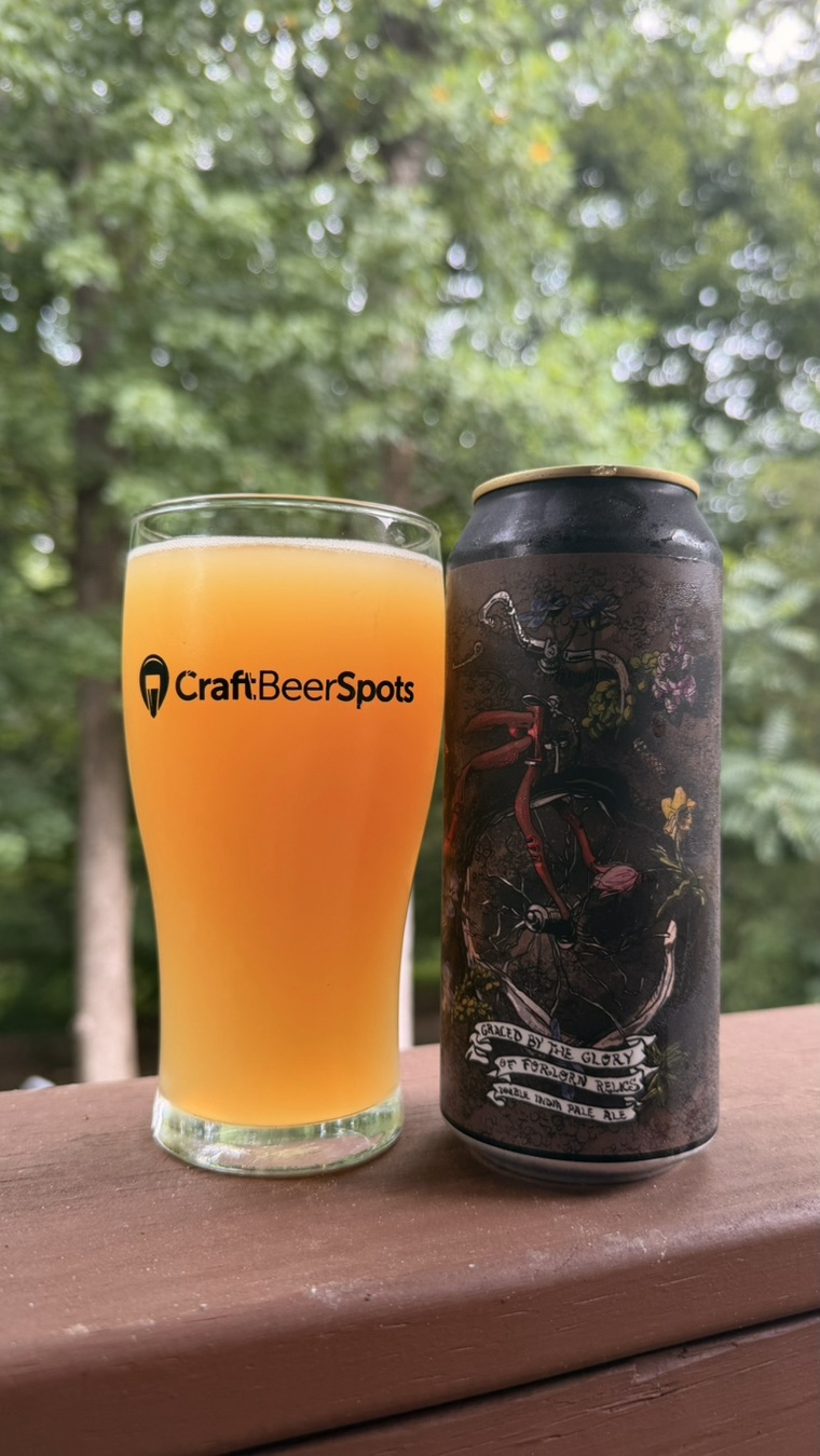 CraftBeerSpots can photo for Graced By the Glory of Forlorn Relics