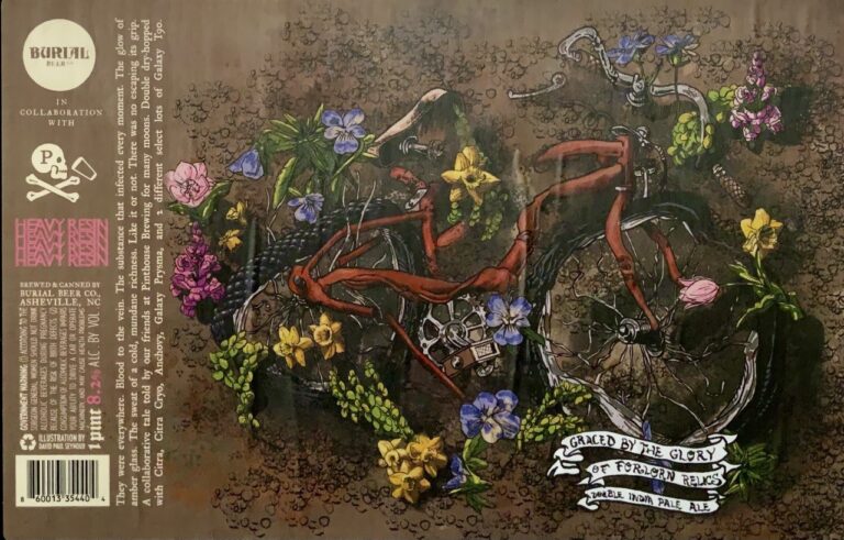 Graced By the Glory of Forlorn Relics label artwork by David Paul Seymour
