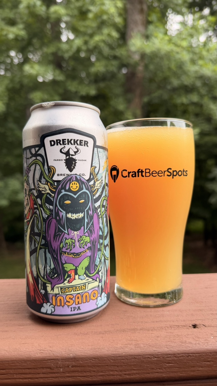 Drekker Captain Insano CraftBeerSpots can photo