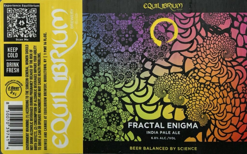 Equilibrium Fractal Enigma rainbow fractal label panorama