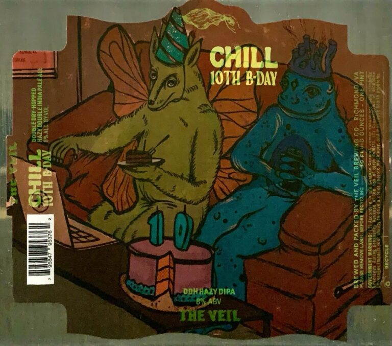 The Veil Chill 10th B-Day label panorama