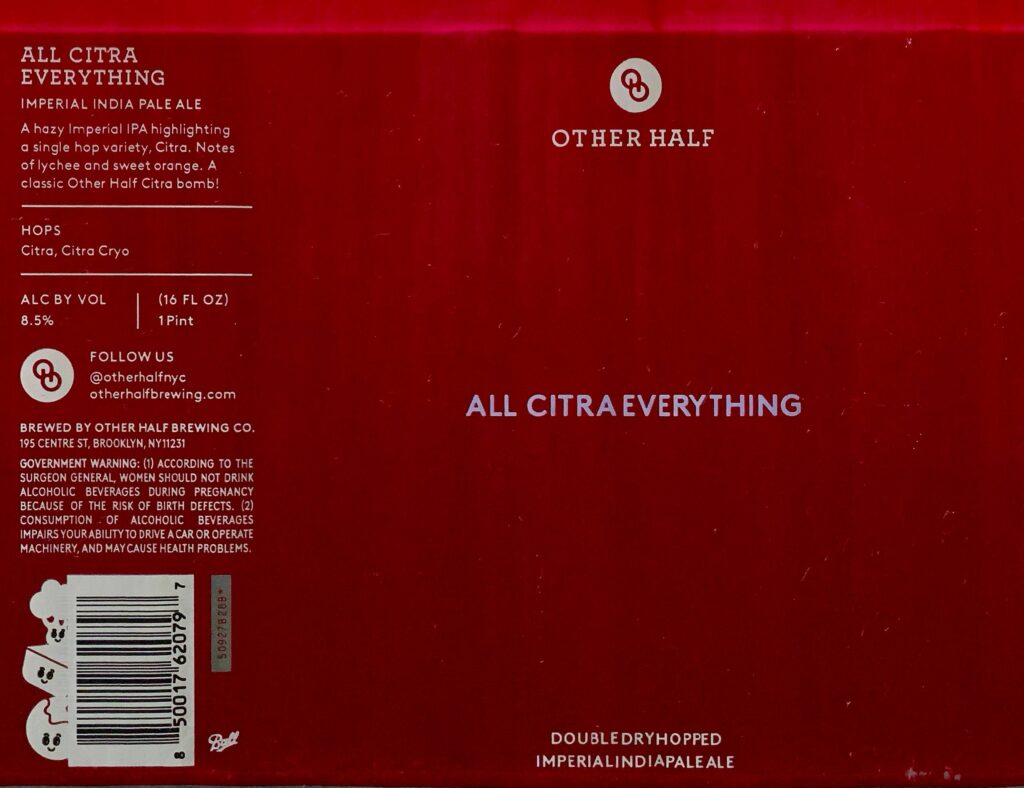 All Citra Everything label artwork