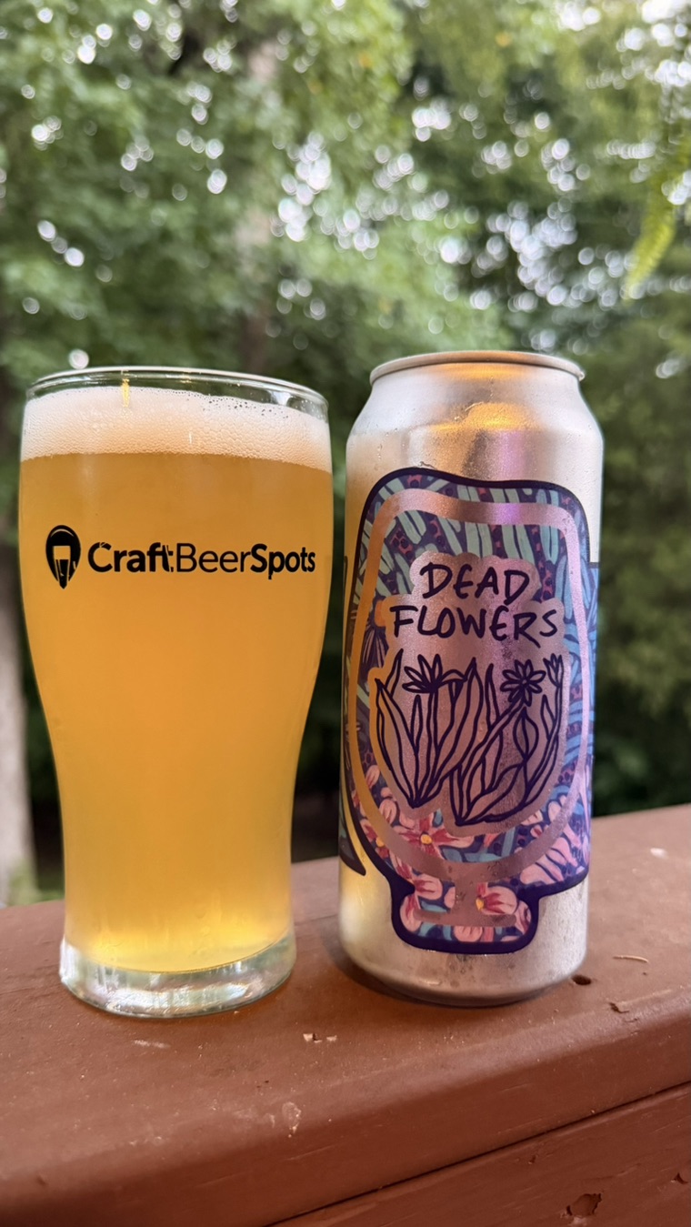 Foam Brewers Dead Flowers can photographed by CraftBeerSpots