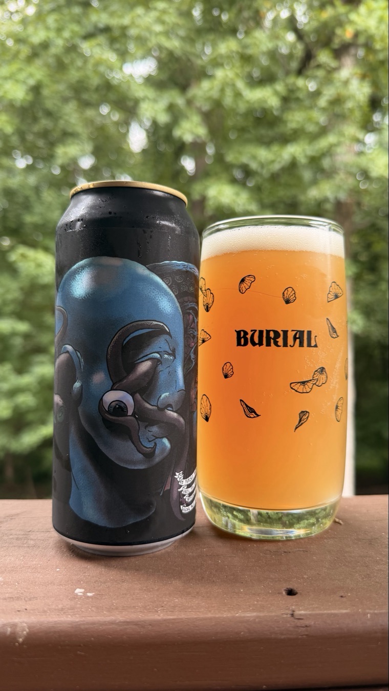 CraftBeerSpots photo of Burial To Pursue Rationalization Until You Understand Nothing At All can and beer glass