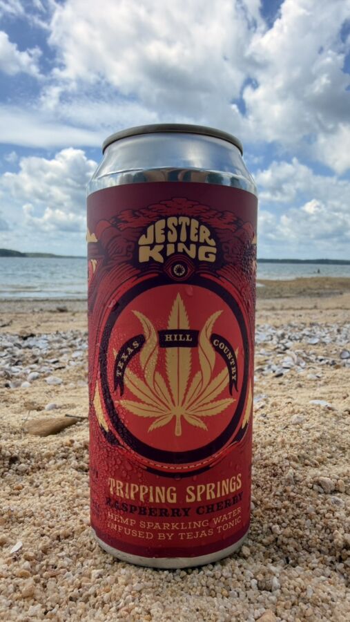 Can of Tripping Springs - Citra Pineapple from Jester King Brewery