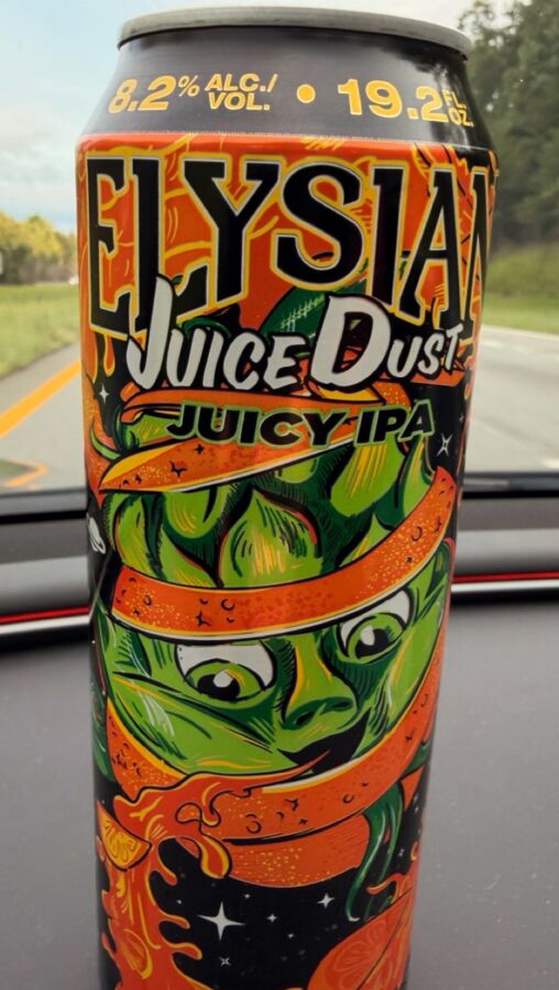 Can of Juice Dust Juicy IPA from Elysian Brewing Company