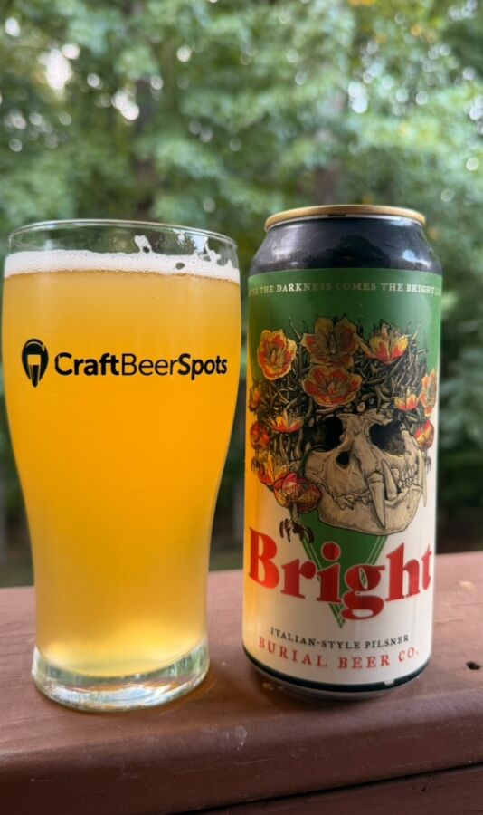 Can of Bright from Burial Beer Co.