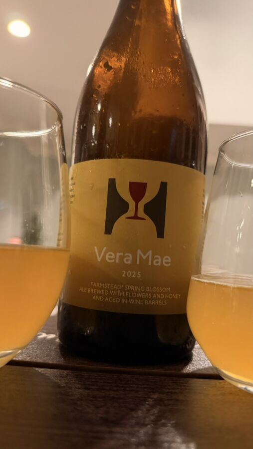 Bottle of Vera Mae from Hill Farmstead Brewery