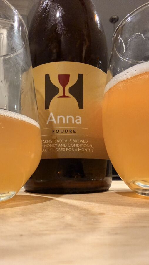Bottle of Anna from Hill Farmstead Brewery