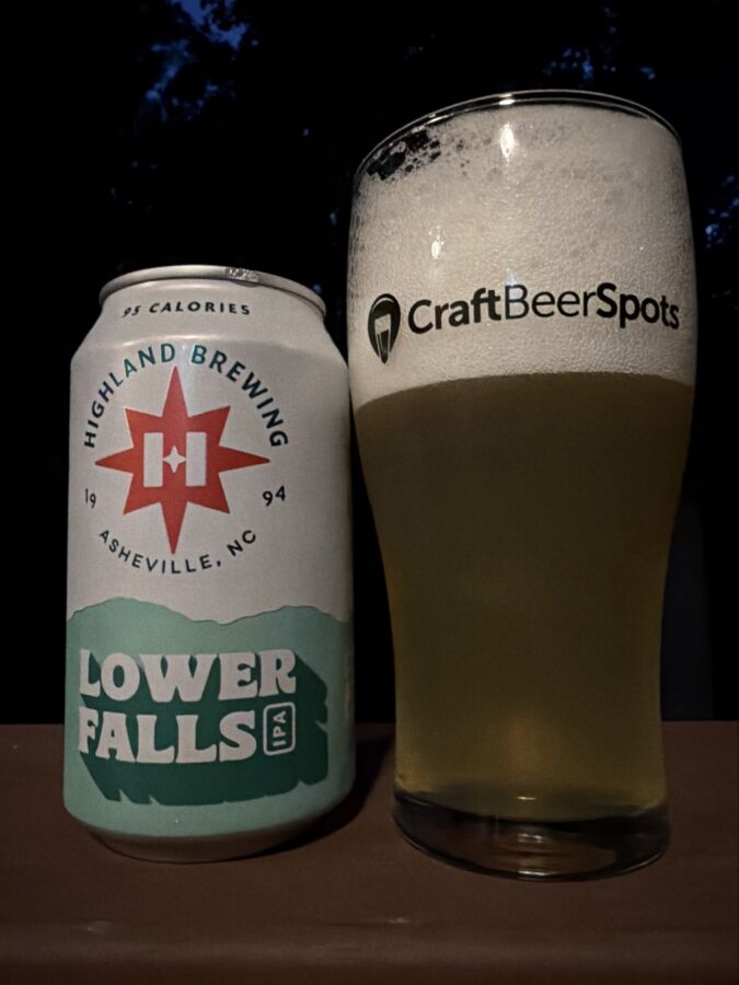 Can of Lower Falls from Highland Brewing Company