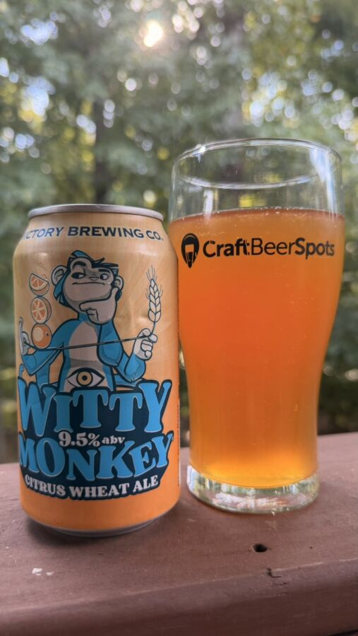 Can of Witty Monkey from Victory Brewing Company