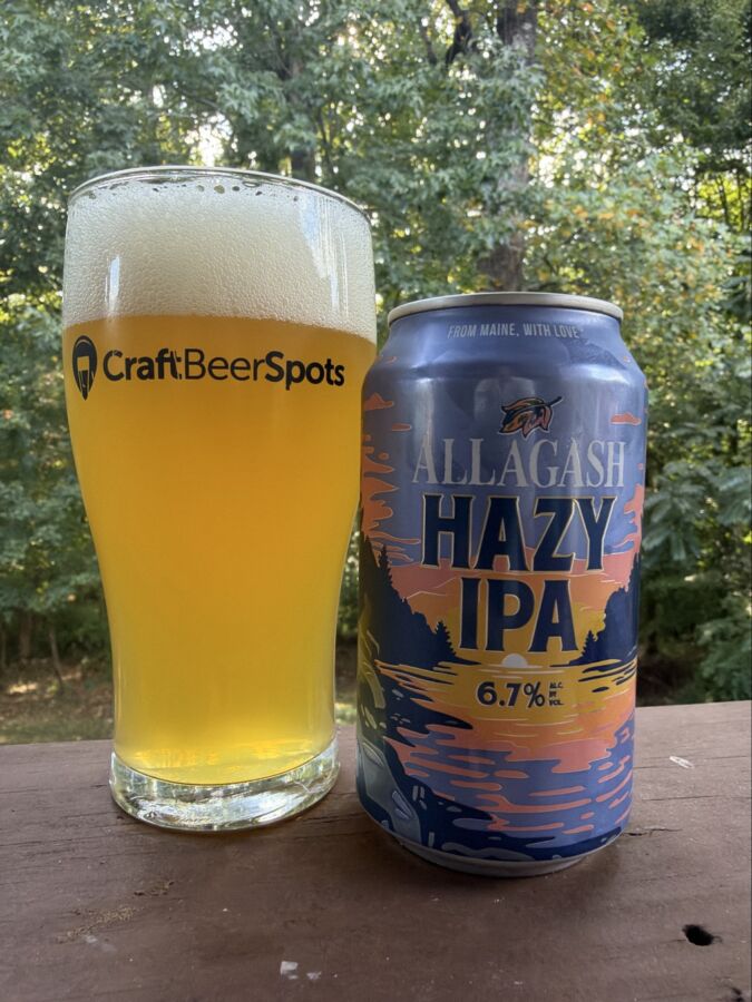 Can of Hazy IPA from Allagash Brewing Company