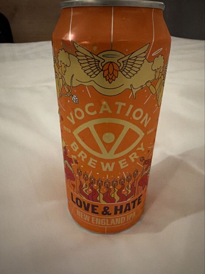 Can of Love & Hate from Vocation Brewery