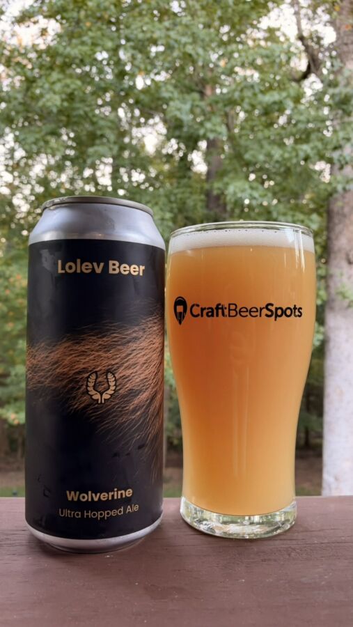Can of Wolverine from Lolev Beer