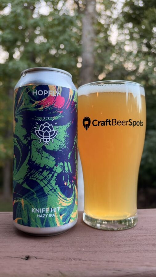 Can of Knife Hit from HopFly Brewing